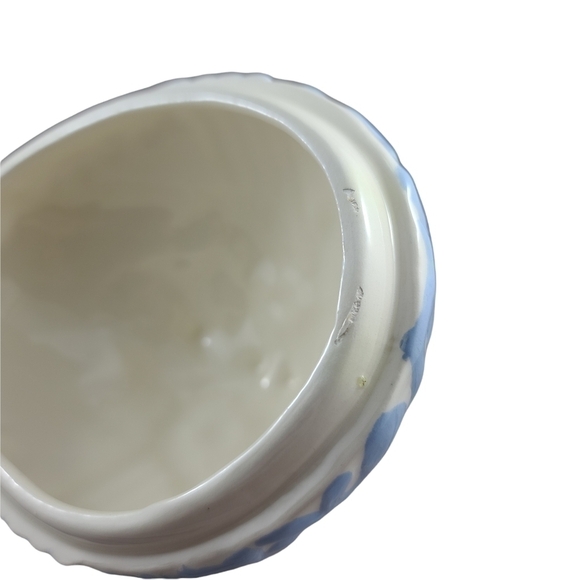 vintage Ceramic Easter Egg Candy Dish Container Sunflowers Spring Serving Ware - Picture 8 of 10